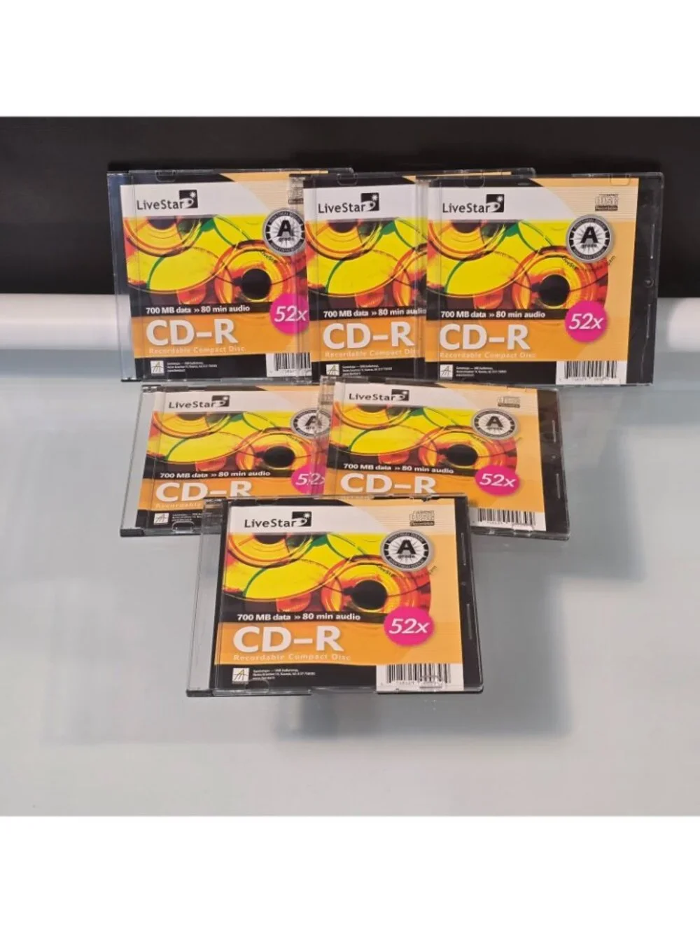 6 Slim CD Jewel Cases Empty